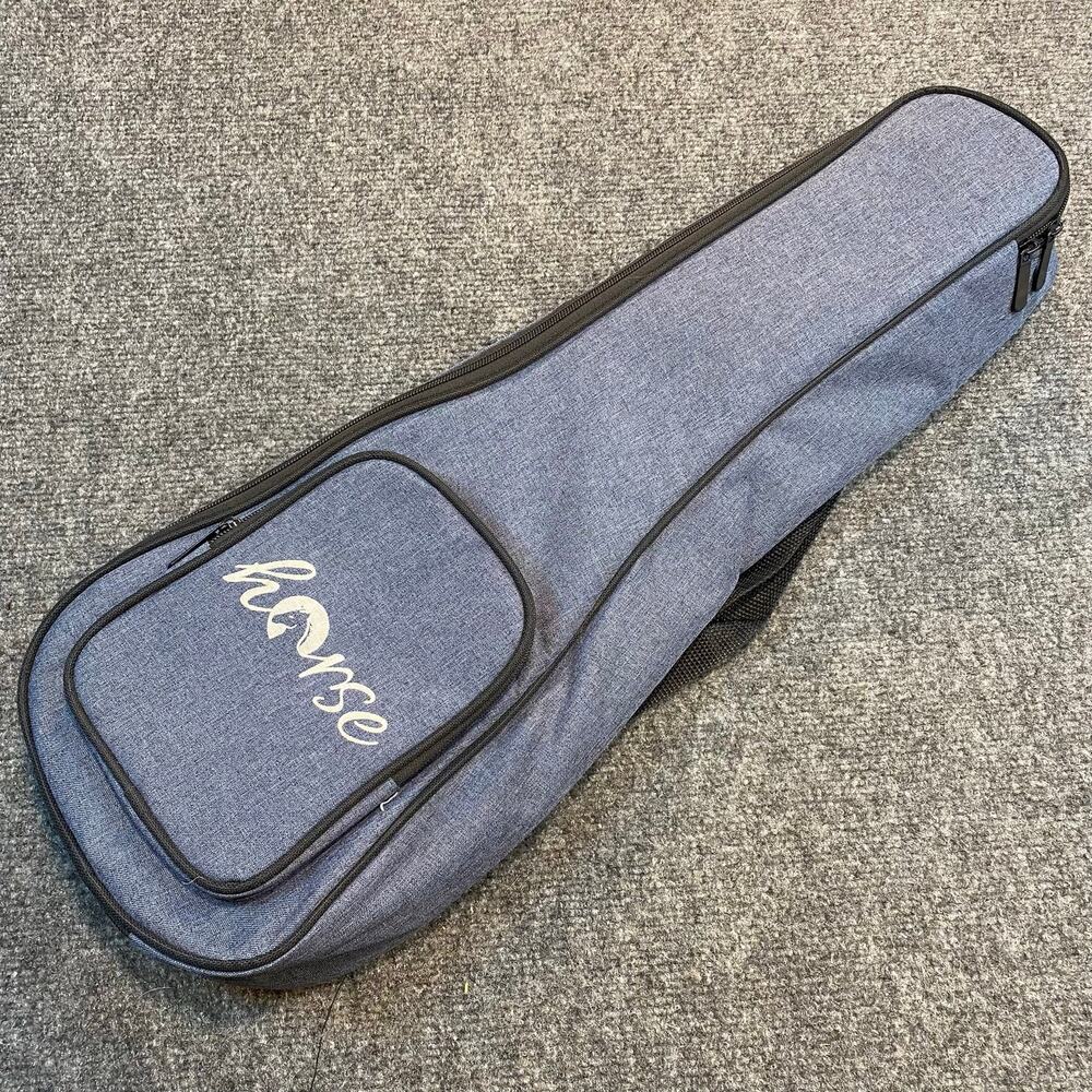 lotmusic Concert Ukulele Carry Case Black Padding Bag 26 Inch Ukulele Durable